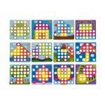 Gomb kirakó készségfejlesztő puzzle