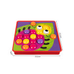 Gomb kirakó készségfejlesztő puzzle