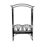 Boltíves rózsafuttató keret paddal 114x45x208 cm