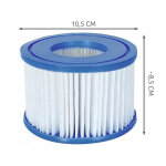 Bestway Papírszűrő betét készlet medenceszűrőhöz - 8,5x10,5 cm (2 db)