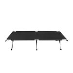 Trizand Kemping ágy - 186x70x43 cm - Fekete