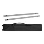 Trizand Kemping ágy - 186x70x43 cm - Fekete