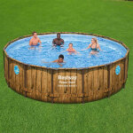 Bestway Power Steel Swim Vista Series II fémvázas medenceszett - 488 x 122 cm