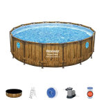Bestway Power Steel Swim Vista Series II fémvázas medenceszett - 488 x 122 cm