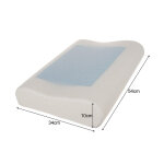 Malatec Memóriahabos párna hűsítő gél betéttel - 54x34x10 cm