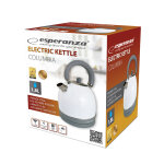Elektromos vízforraló (1,8 L) - Esperanza Columbia EKK034W - Fehér