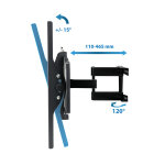 Fali TV állvány (26"-70") - Esperanza Titan ERW012