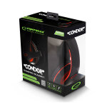 Gaming fejhallgató mikrofonnal - Esperanza Condor EGH300R - Piros