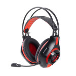 Gaming fejhallgató mikrofonnal - Esperanza Deathstrike EGH420R - Piros