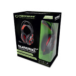 Gaming fejhallgató mikrofonnal - Esperanza Deathstrike EGH420R - Piros