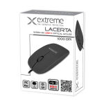 Vezetékes egér (USB-C) - Extreme Lacerta XM111K - Fekete