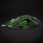 Vezetékes gamer egér - Esperanza Apache EGM403G - Zöld