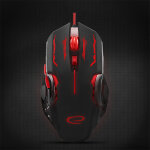 Vezetékes gamer egér - Esperanza Apache EGM403R - Piros