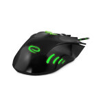 Vezetékes gamer egér - Esperanza Hawk EGM401KG - Fekete, Zöld