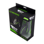 Gaming fejhallgató mikrofonnal - Esperanza Crow EGH330G - Zöld