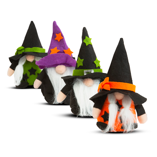 Meglepetés halloweeni skandináv manó - 15 cm - 4 féle