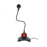 Mikrofon - Esperanza Chat Desktop EH130 - Piros
