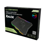 Világító RGB hűtőpad gaming notebookhoz (17) - Esperanza Xalok EGC110