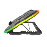 Világító RGB hűtőpad gaming notebookhoz telefontartóval (17) - Esperanza Breva EGC107