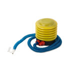 Széles fitnesz labda pumpával - 90 cm - Kék