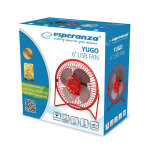 USB mini ventilátor (6) - Esperanza Yugo EA149R - Piros