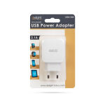 Adapter - 2USB - fehér