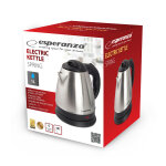 Elektromos vízforraló (1 L) - Esperanza Spring EKK116X - Inox rozsdamentes acél