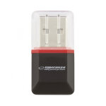 MicroSD USB kártyaolvasó - Esperanza EA134K - Fekete