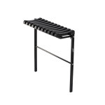 Összecsukható pad temetőbe - 68 cm - Fekete