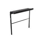 Összecsukható pad temetőbe - 86 cm - Fekete
