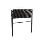 Összecsukható pad temetőbe - 86 cm - Fekete