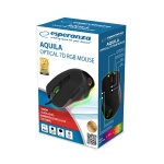 Vezetékes gaming egér RGB háttérvilágítással - Esperanza Aquila EM132