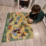 Dinoszaurusz szett szőnyeggel és kiegészítőkkel (24 db)