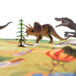 Dinoszaurusz szett szőnyeggel és kiegészítőkkel (24 db)
