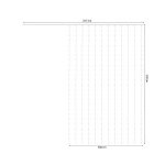 Karácsonyi fényfüggöny - 3x3 m - Többszínű (300 LED)