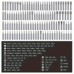 Precíziós csavarhúzó készlet - 126 db-os