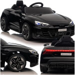 Elektromos kisautó gyerekeknek - Audi RS e-tron GT - Fekete
