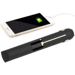 Akkumulátoros hajvasaló powerbank funkcióval - Fekete