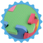 Habszivacs puzzle gyerekeknek - 32 x 32 x 1 cm - 10 db