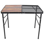 Összecsukható kempingasztal - 60 x 90 x 70 cm