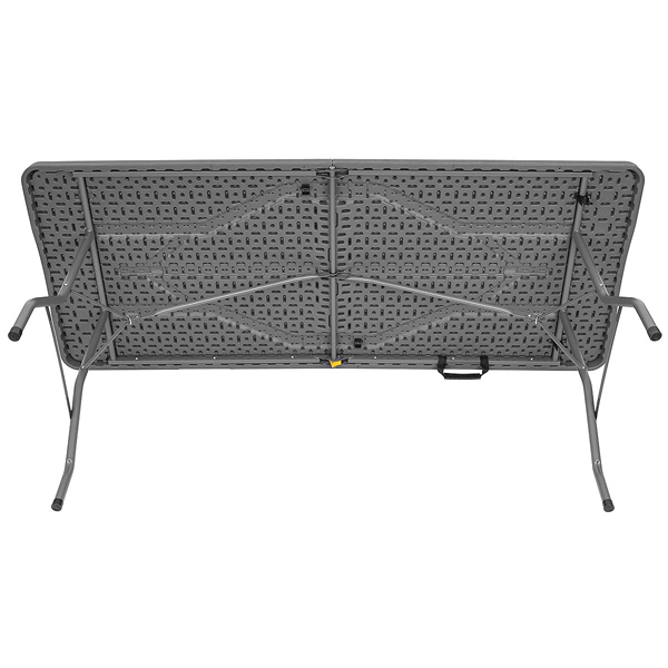 Osszecsukhato-kerti-asztal-Sotetszurke-180-x-74-cm3 Összecsukható kerti asztal - Sötétszürke - 180 x 74 cm