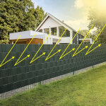 PVC kerítésszalag - 19 cm x 35 m - 450g/m2 - Zöld