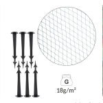 Kerti biztonsági háló - 4 x 10 m - 18g-m2