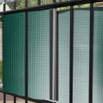 PVC kerítésszalag - 19 cm x 35 m - Zöld - 450g/m²