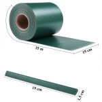 PVC kerítésszalag - 19 cm x 35 m - Zöld - 450g/m²