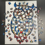 Fa puzzle - Bagoly - 38 x 21,5 cm