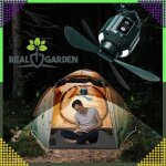Hordozható akkumulátoros ventilátor LED világítással – 5200 mAh