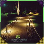 Modern kültéri álló LED lámpa – 18W – 60 cm