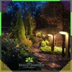 Modern kültéri álló LED lámpa – 18W – 60 cm