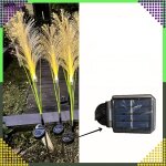 Pampafű LED lámpa dekoráció - 2 darab - 85 cm